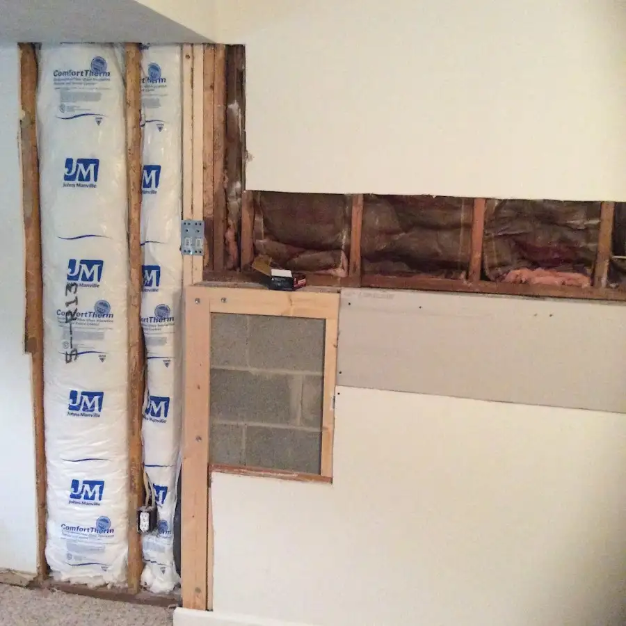 Wall insulation replacement during Odor Removal & Deodorization in Bozeman